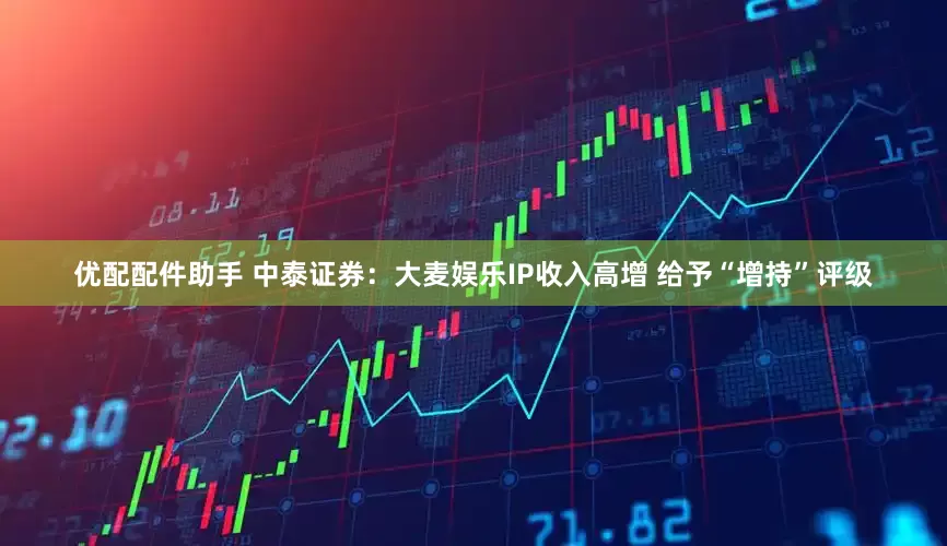优配配件助手 中泰证券：大麦娱乐IP收入高增 给予“增持”评级